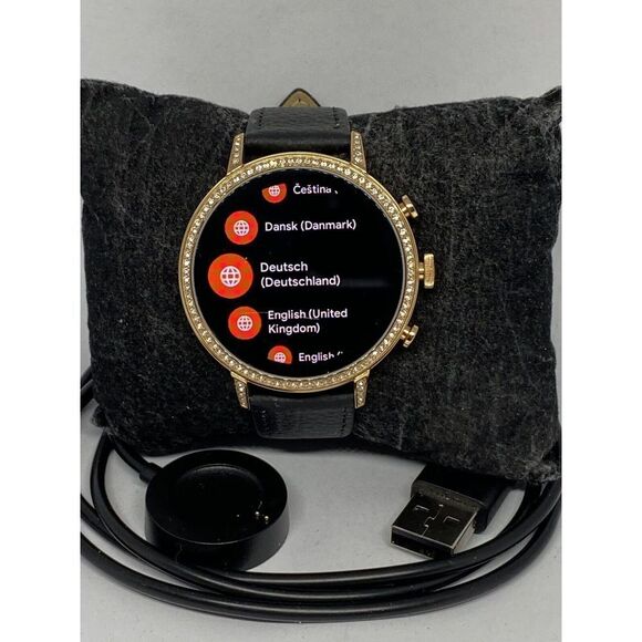 Fossil Gen 4 Authentic Digital Dial Smart Watch Custom Band FTW6011 LT438 - Picture 1 of 12
